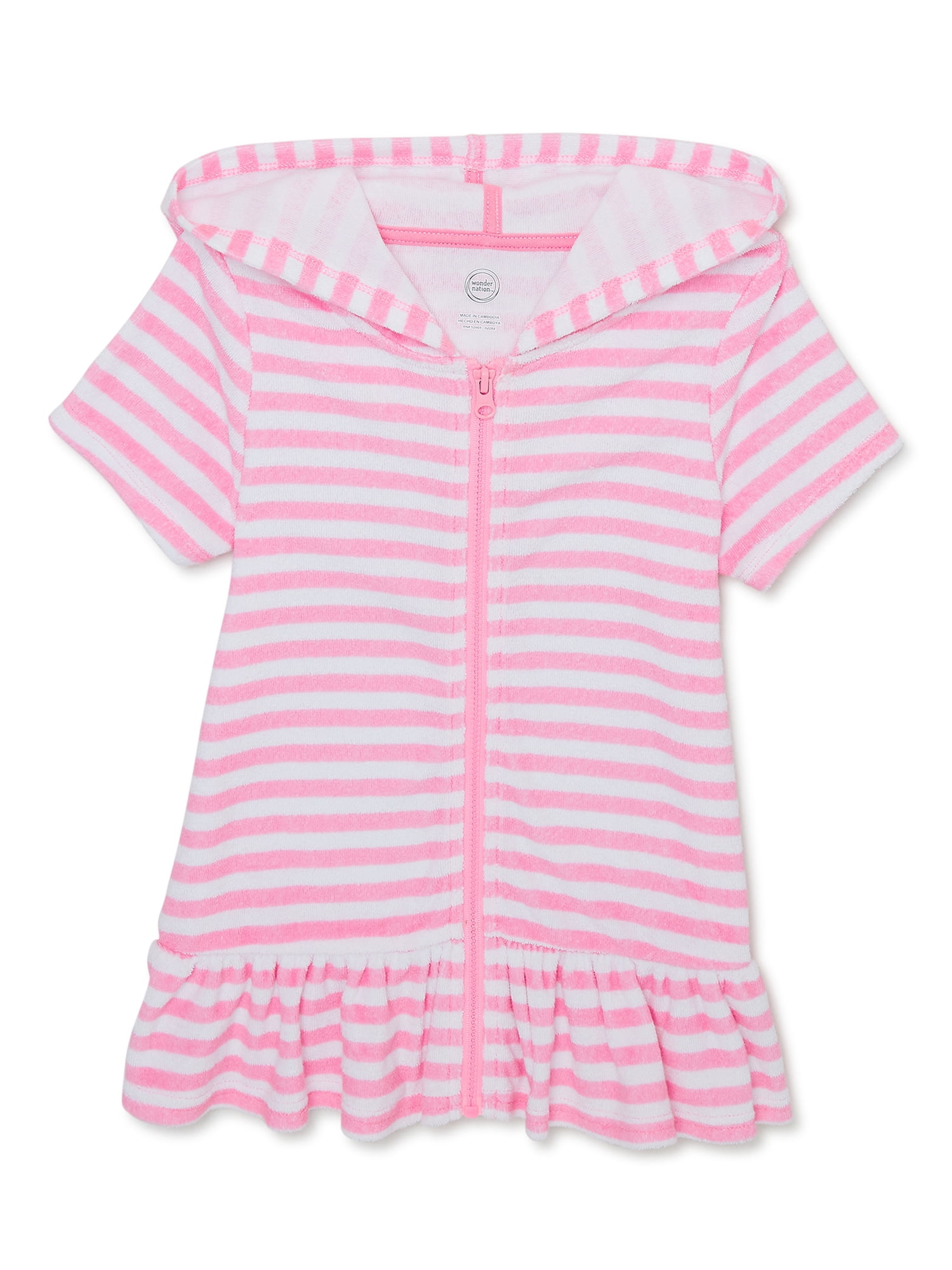 Wonder Nation Toddler Girl CoverUp Dress, Sizes 12M5T