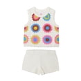 thumbnail image 1 of Wonder Nation Toddler Girl Crochet Tank and Short Set, Sizes 12M-5T, 1 of 12