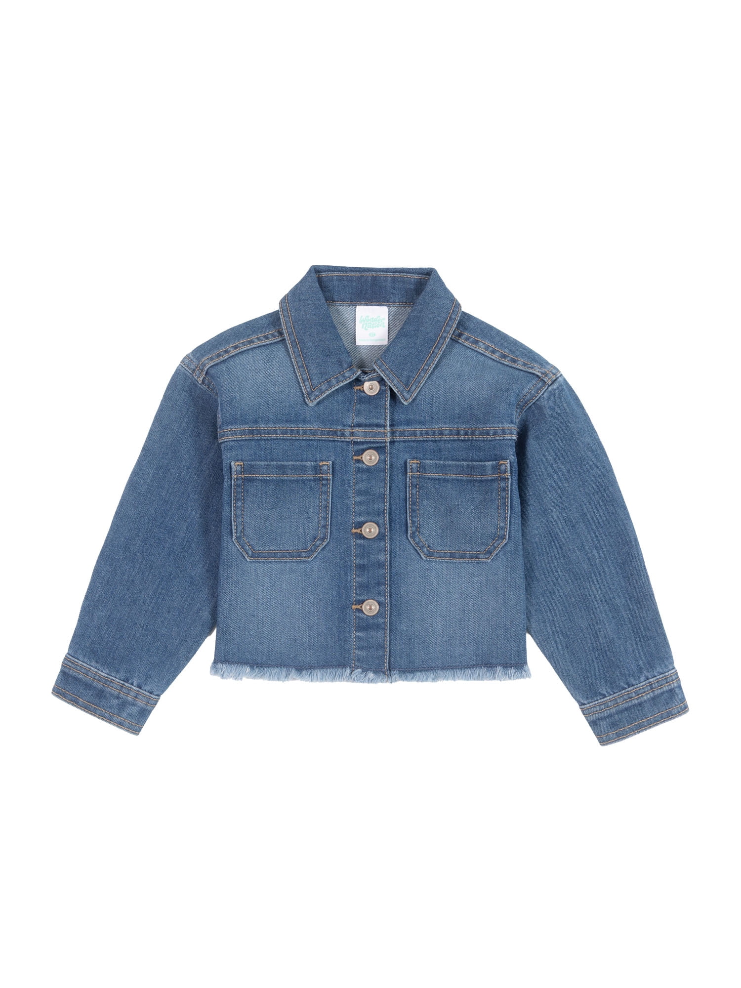 Wonder Nation Toddler Girl Denim Jacket, Sizes 12M-5T