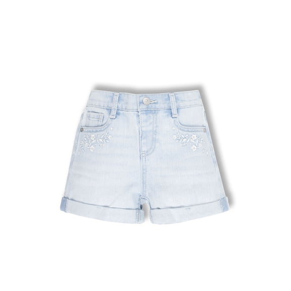 Wonder Nation Toddler Girl Denim Short, Sizes 12 Months - 5T