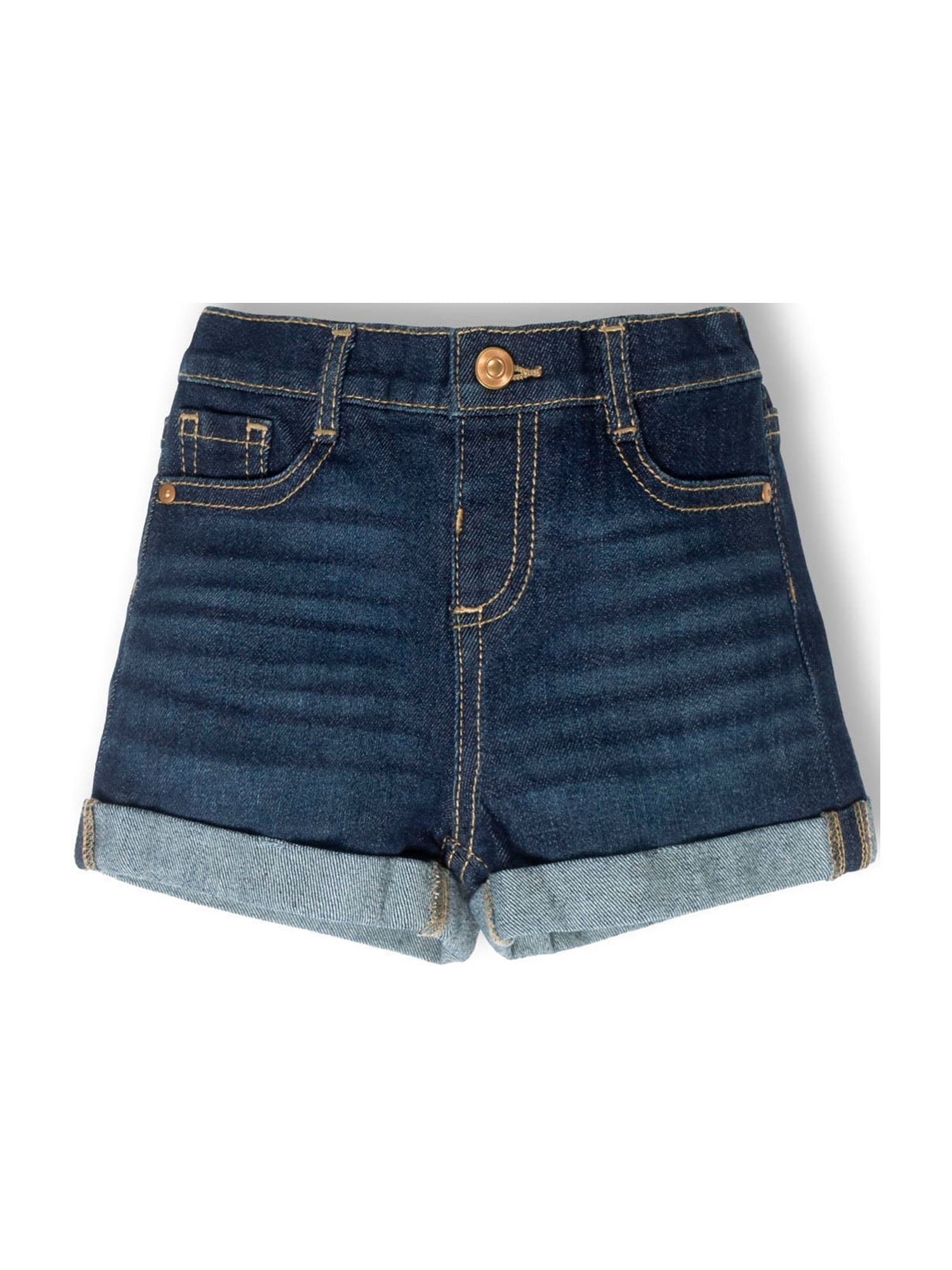 Wonder Nation Toddler Girl Denim Short, Sizes 12 Months - 5T