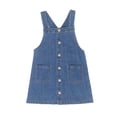 thumbnail image 1 of Wonder Nation Toddler Girl Denim Skirtall, Sizes 12M-5T, 1 of 6