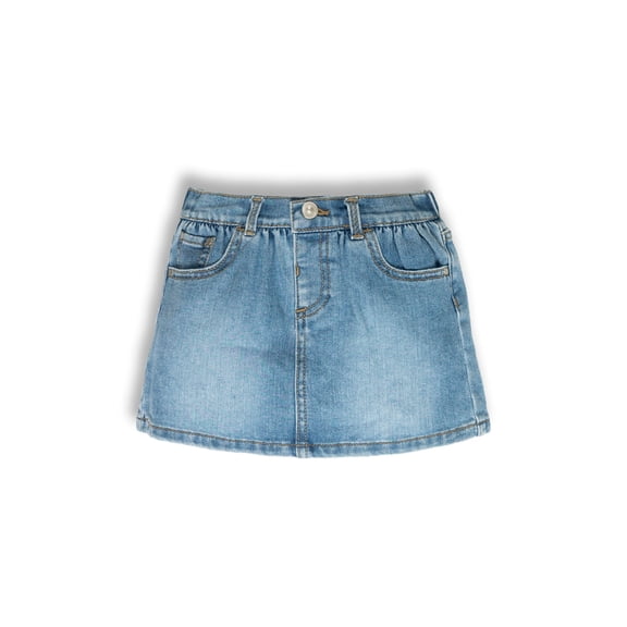Wonder Nation Toddler Girl Denim Skort, Sizes 12 Months - 5T