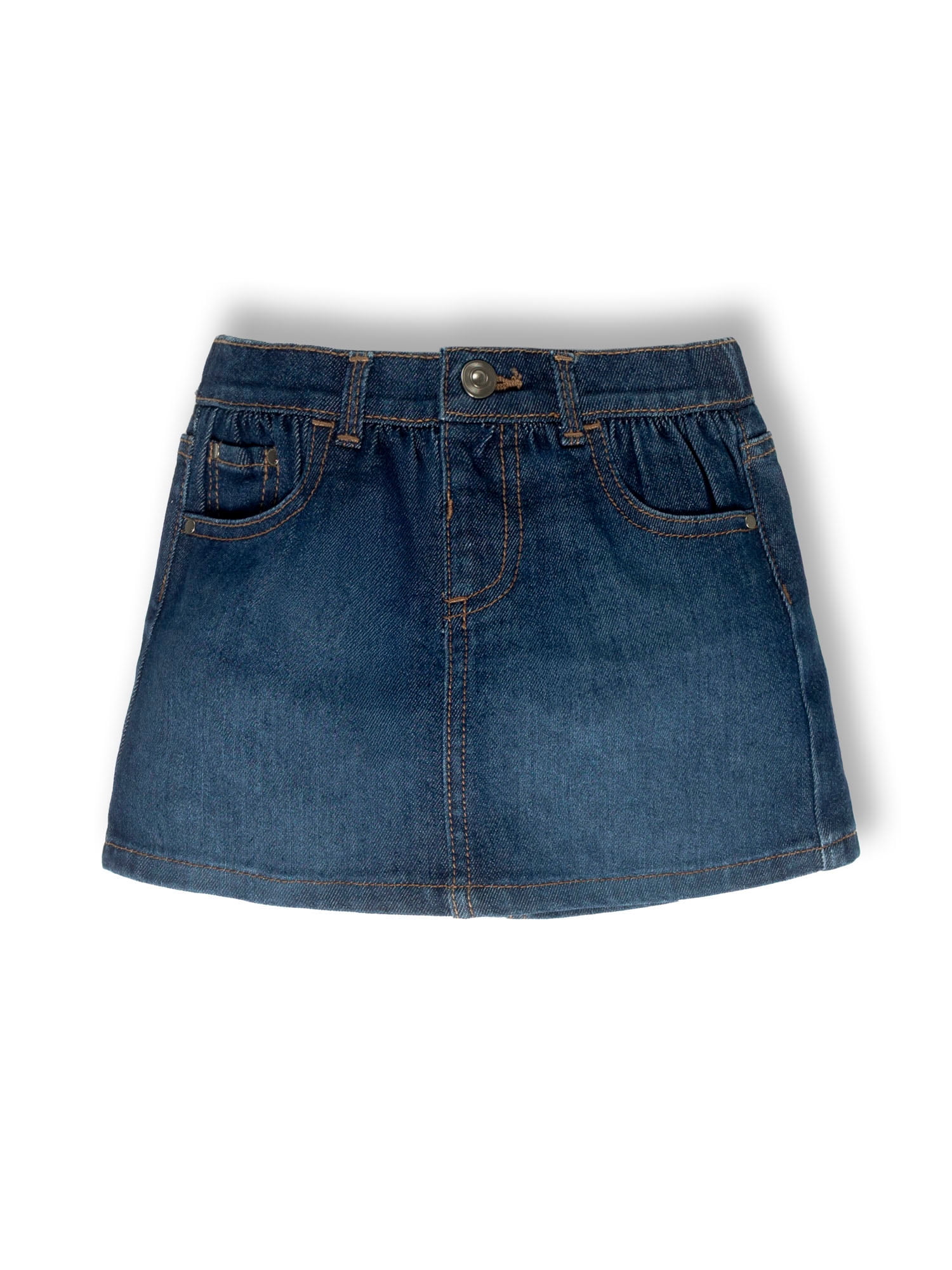Wonder Nation Toddler Girl Denim Skort, Sizes 12 Months - 5T
