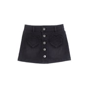 Wonder Nation Toddler Girl Denim Skort, Sizes 12M-5T