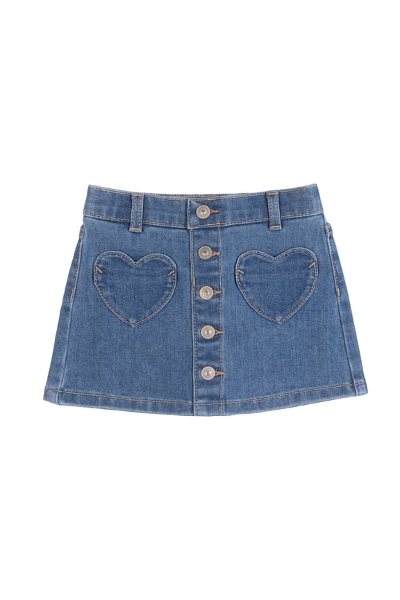 Toddler Girl Denim Skort, Sizes 12M-5T