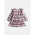 thumbnail image 1 of Wonder Nation Toddler Girls Dress with Long Sleeves, Sizes 12M-5T, 1 of 3