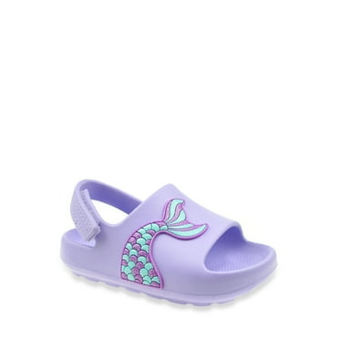 Wonder Nation Toddler Girl Eva Icon Slide Sandals