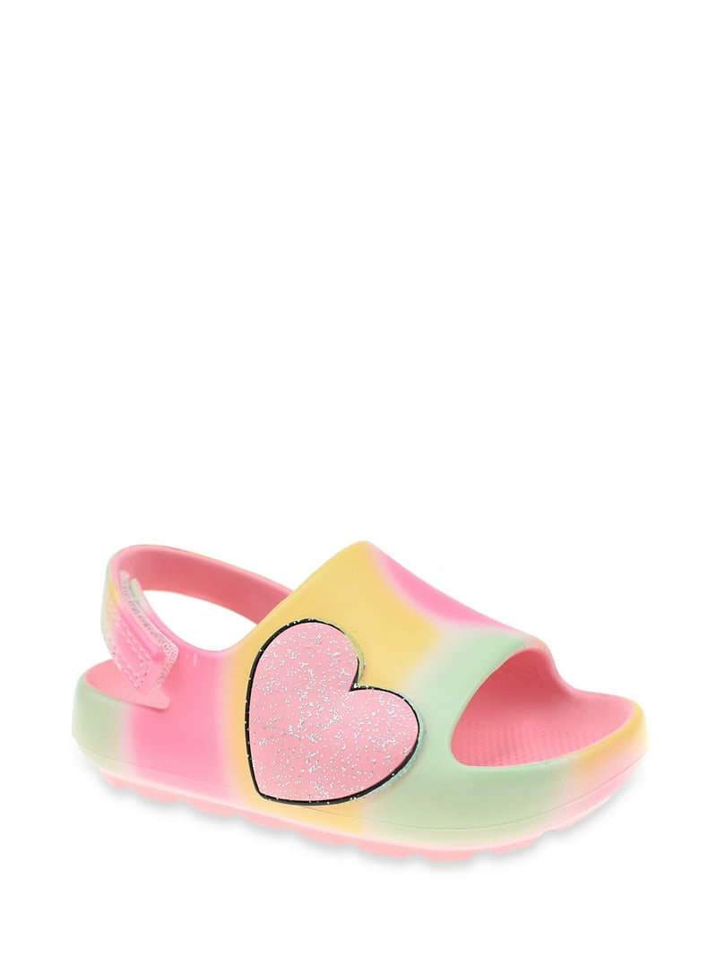 Wonder Nation Toddler Girl Eva Icon Slide Sandals