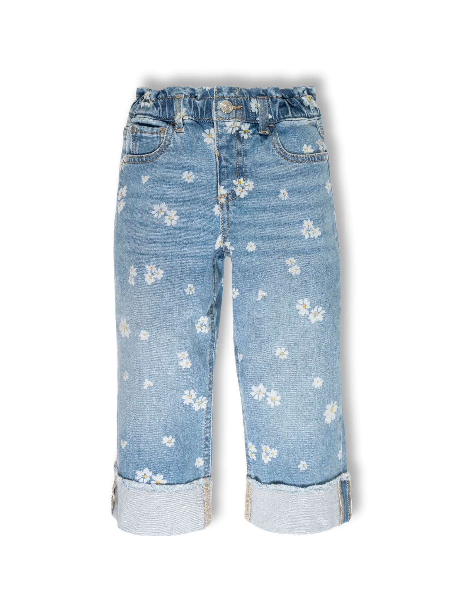 Wonder Nation Toddler Girl Fashion Denim Jeans, Sizes 12M-5T