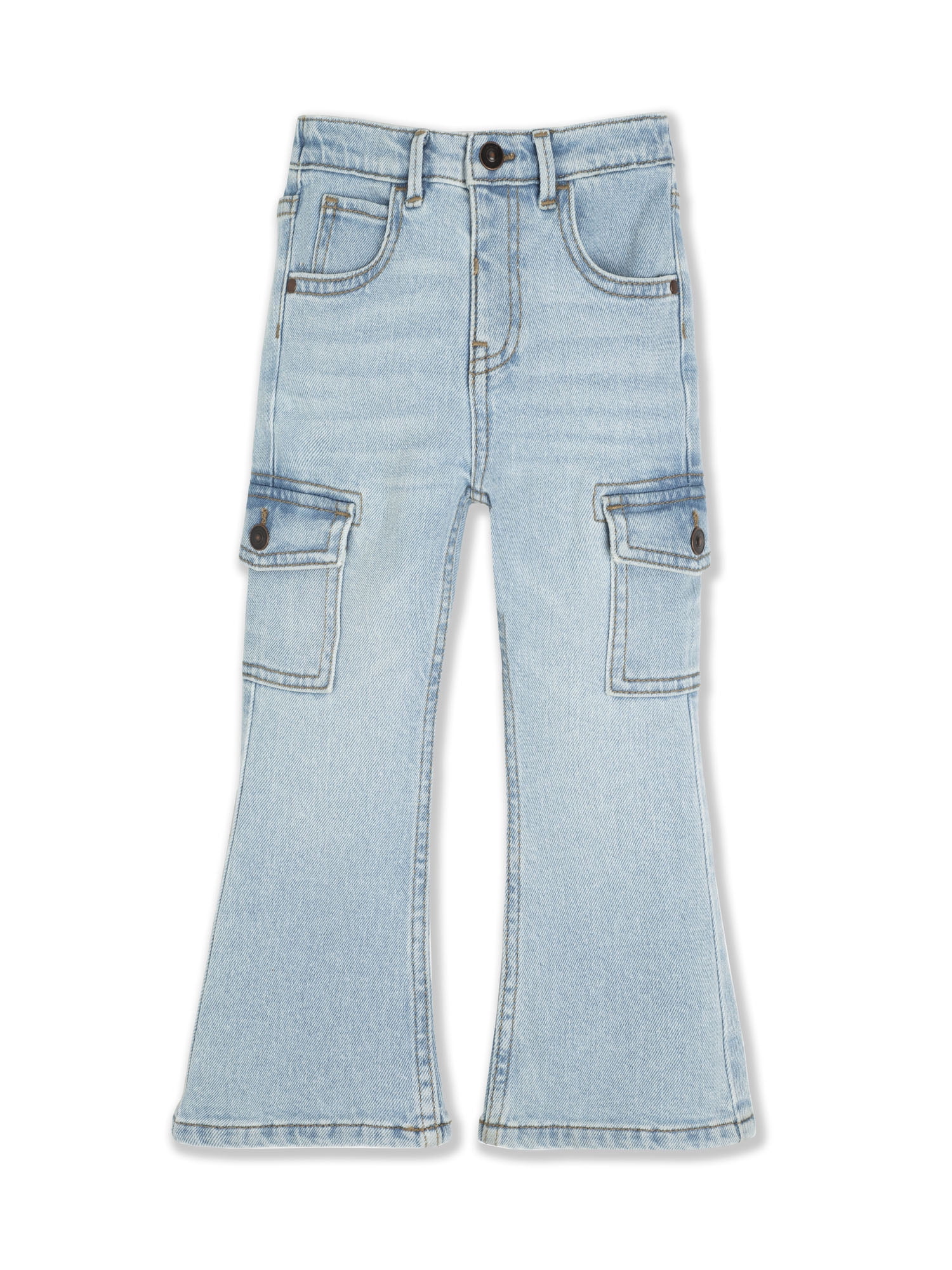Wonder Nation Toddler Girl Fashion Denim Jeans, Sizes 12M-5T
