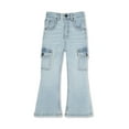 thumbnail image 1 of Wonder Nation Toddler Girl Fashion Denim Jeans, Sizes 12M-5T, 1 of 3