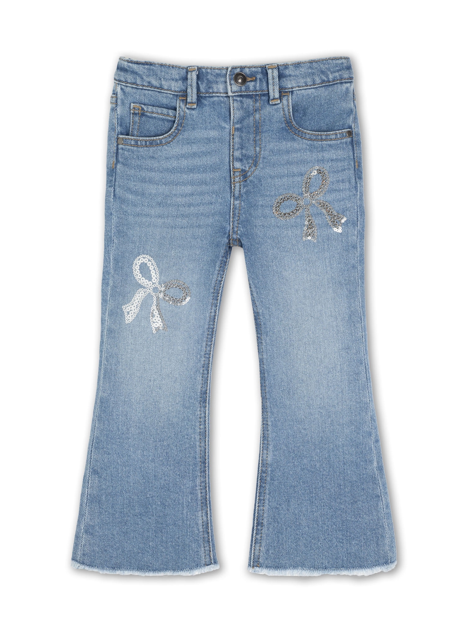 Wonder Nation Toddler Girl Fashion Denim Jeans, Sizes 12M-5T