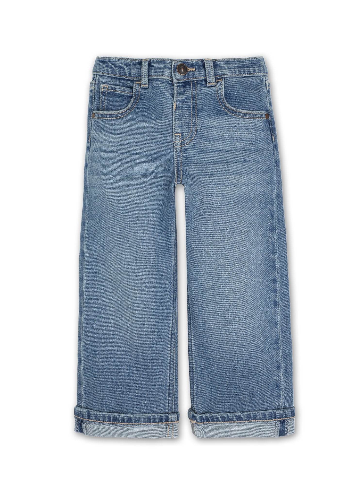 Wonder Nation Toddler Girl Fashion Denim Jeans, Sizes 12M-5T