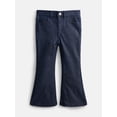 thumbnail image 1 of Wonder Nation Toddler Girls Fashion Denim Flare Jeans, Sizes 12M-5T, 1 of 4
