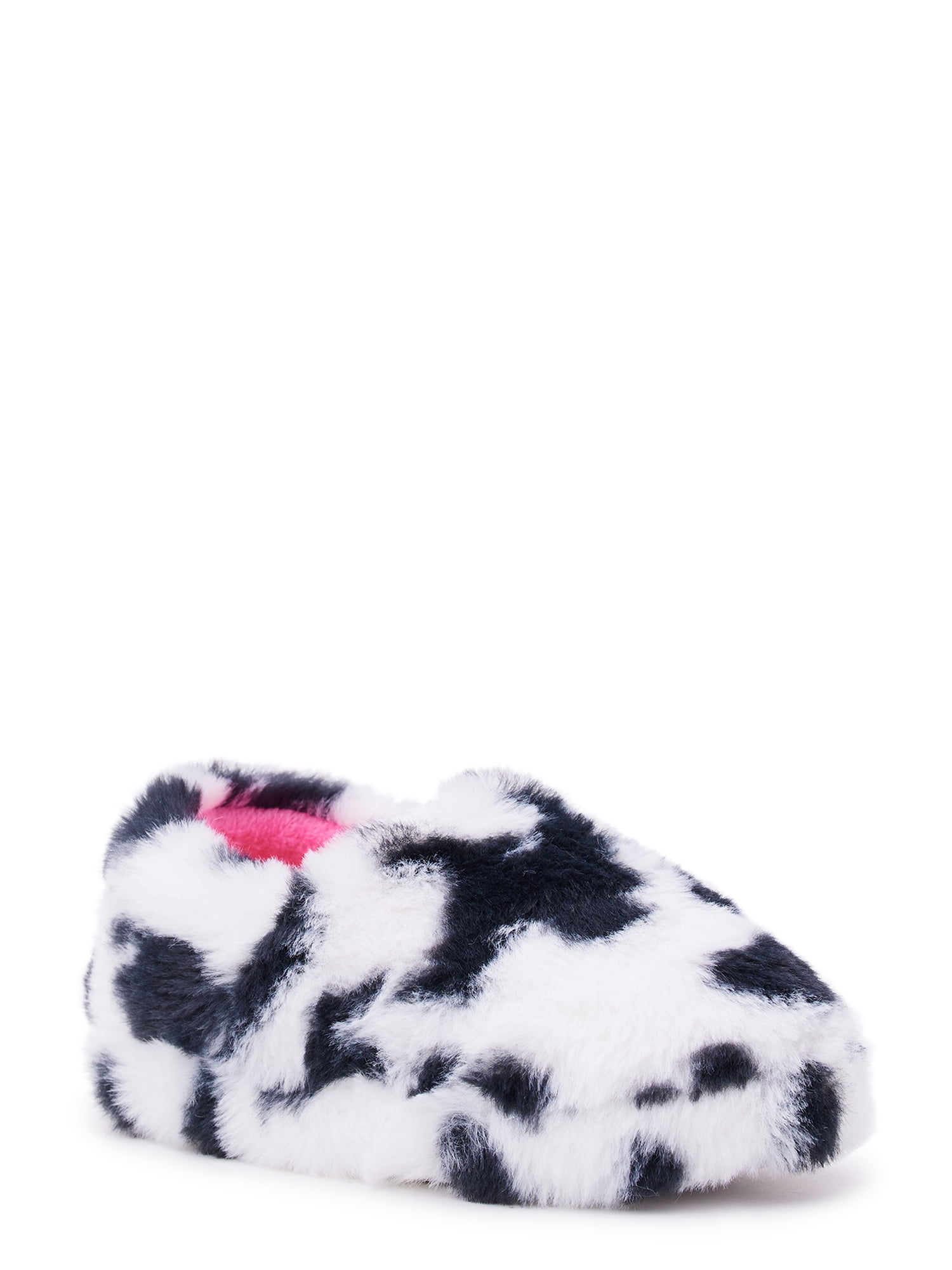 Wonder Nation Toddler Girl Faux Fur Aline Slippers, Sizes 5/611/12