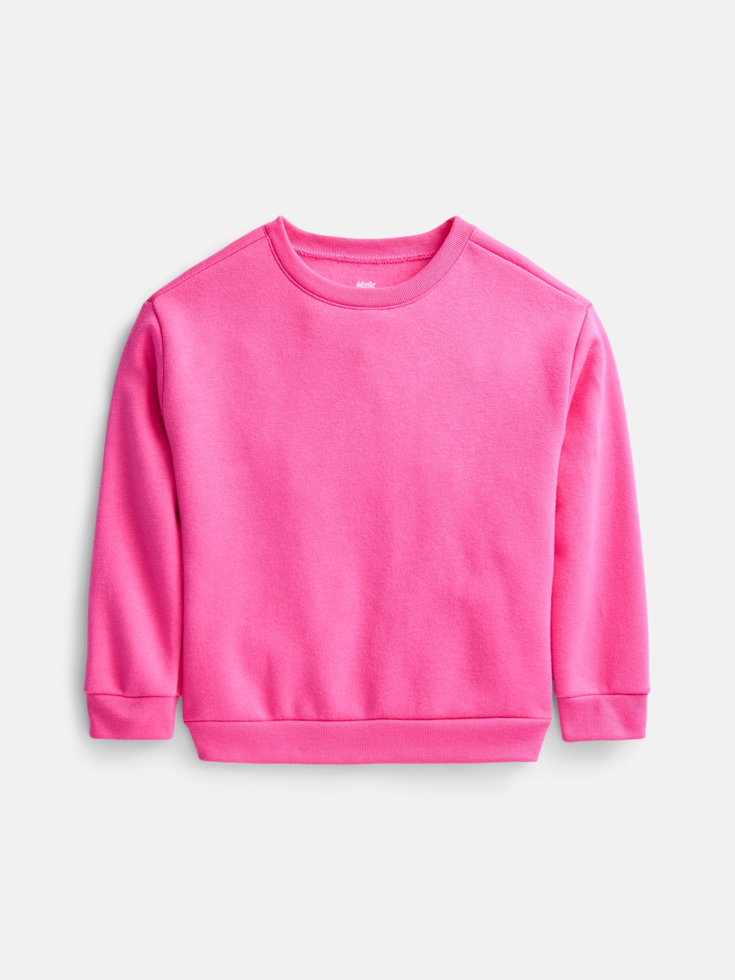 Wonder Nation Baby & Toddler Fleece Crewneck Sweatshirt, Sizes 6M-5T