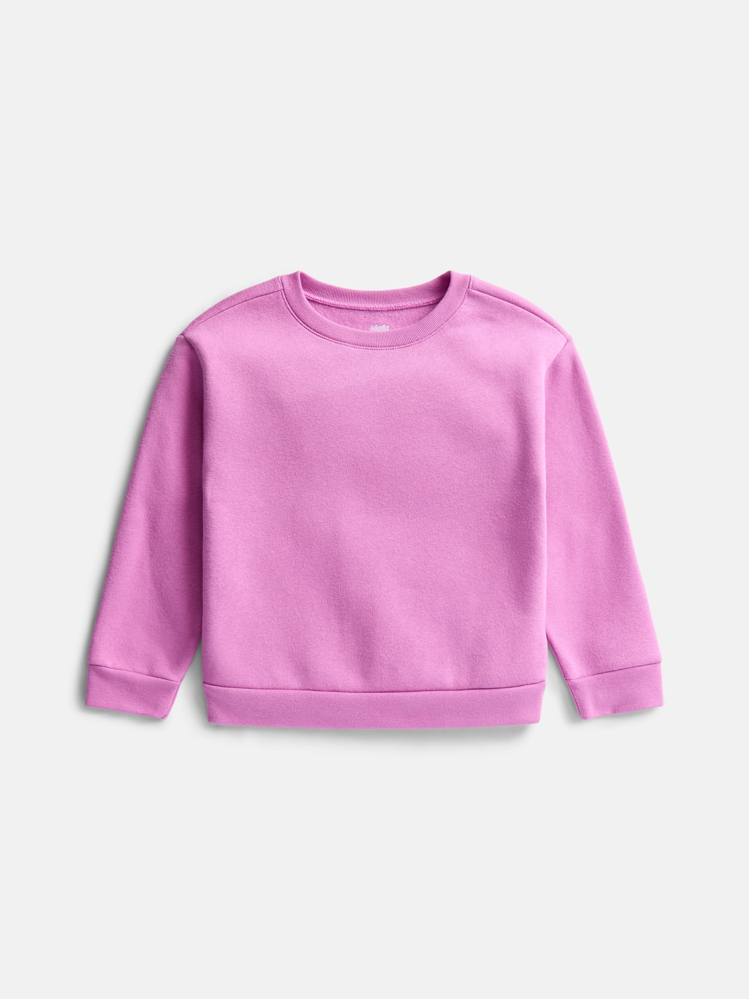 Wonder Nation Baby & Toddler Fleece Crewneck Sweatshirt, Sizes 6M-5T