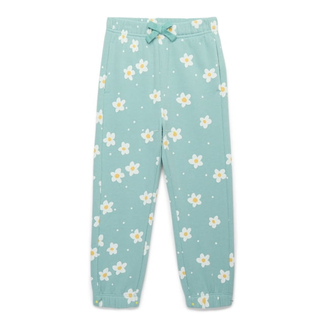 Wonder Nation Toddler Girl Fleece Pant, Sizes 12M-5T