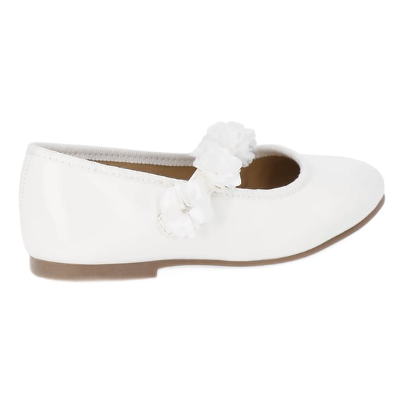 Wonder Nation Toddler Girls Ballet Dress Flats with Floral Strap