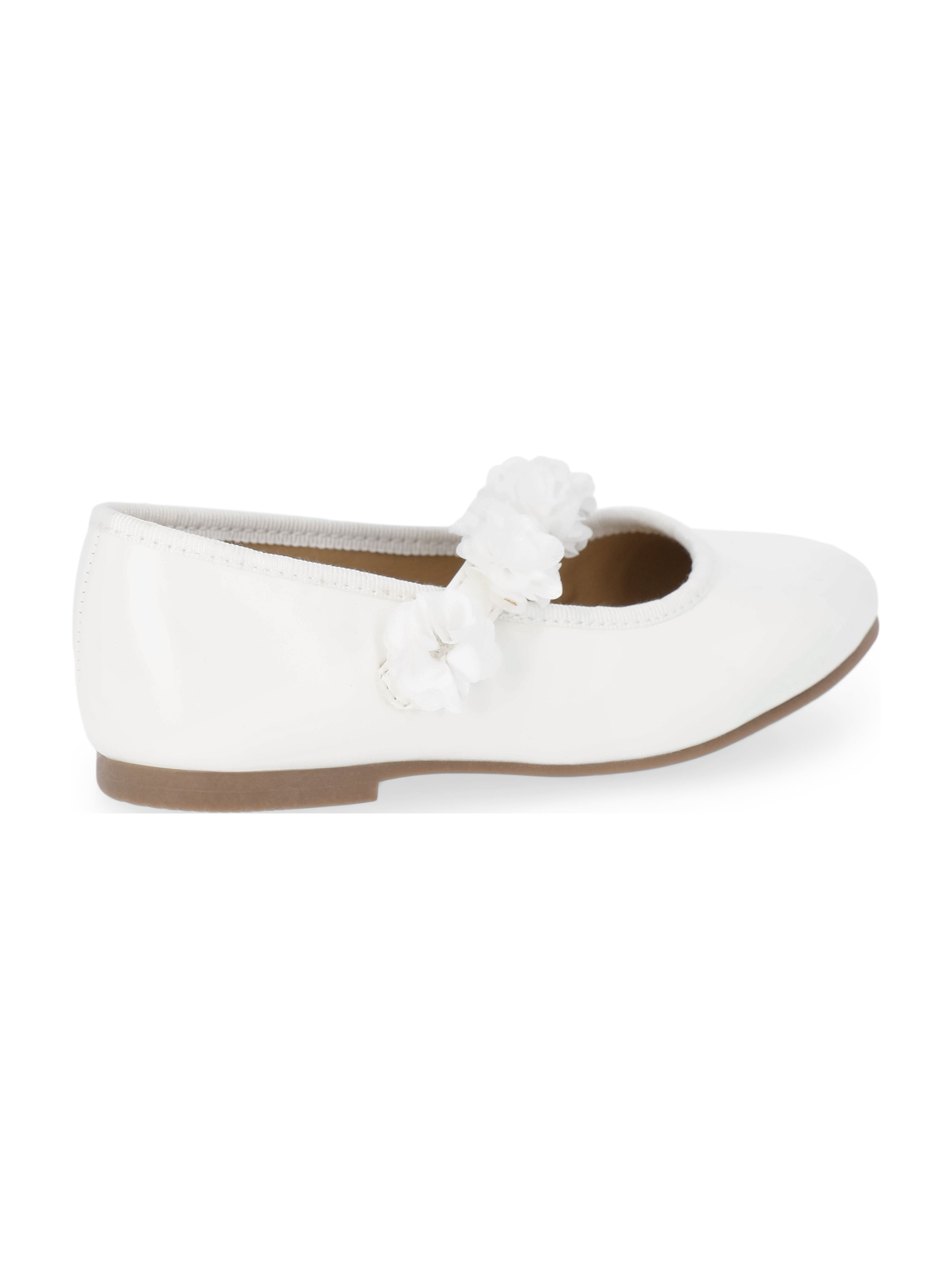 Wonder Nation Toddler Girls Ballet Dress Flats with Floral Strap