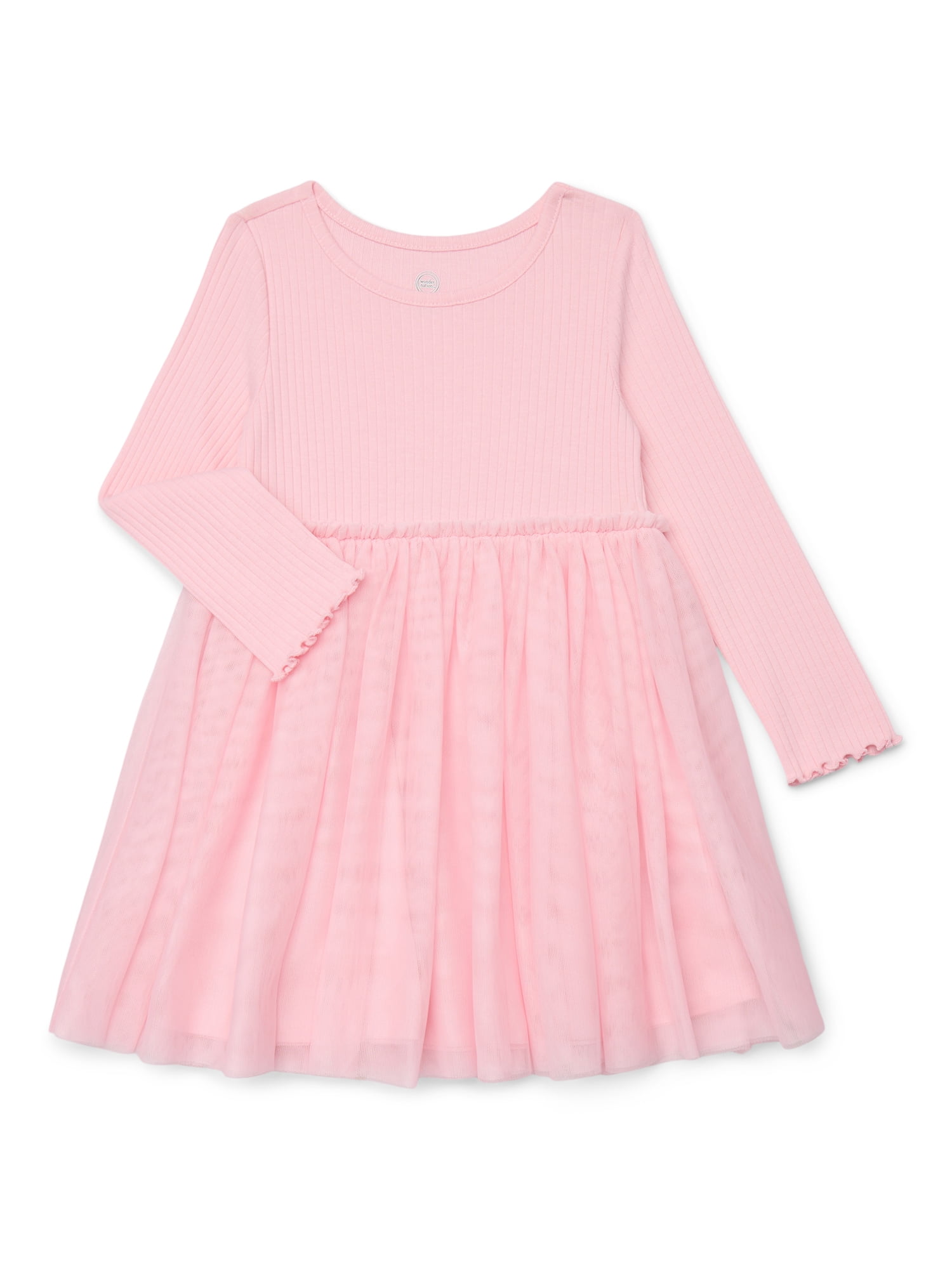 Walmart promo code:  Wonder Nation Toddler Girls Tutu Dress with Long Sleeves, Sizes 12M-5T