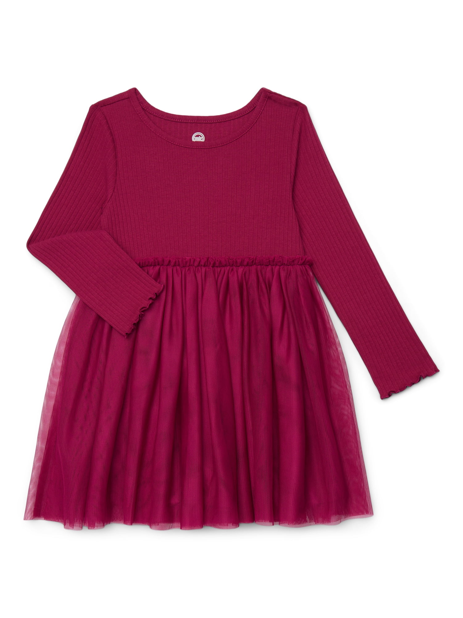 Wonder Nation Toddler Girls Tutu Dress with Long Sleeves, Sizes 12M-5T -  Walmart.com