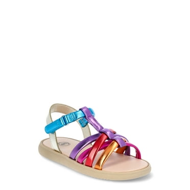 Wonder Nation Toddler Girl Multi Strap Sandals