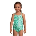 thumbnail image 1 of Wonder Nation Toddler Girl One-Piece Swimsuit, Sizes 12M-5T, 1 of 5