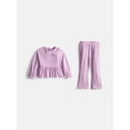 thumbnail image 1 of Wonder Nation Toddler Girls Top and Pants Party Set, 2-Piece, Sizes 12M-5T, 1 of 3