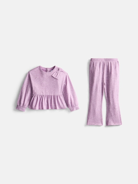 Toddler Girls Top and Pants Party Set, 2-Piece, Sizes 12M-5T