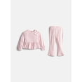 thumbnail image 1 of Wonder Nation Toddler Girls Top and Pants Party Set, 2-Piece, Sizes 12M-5T, 1 of 3