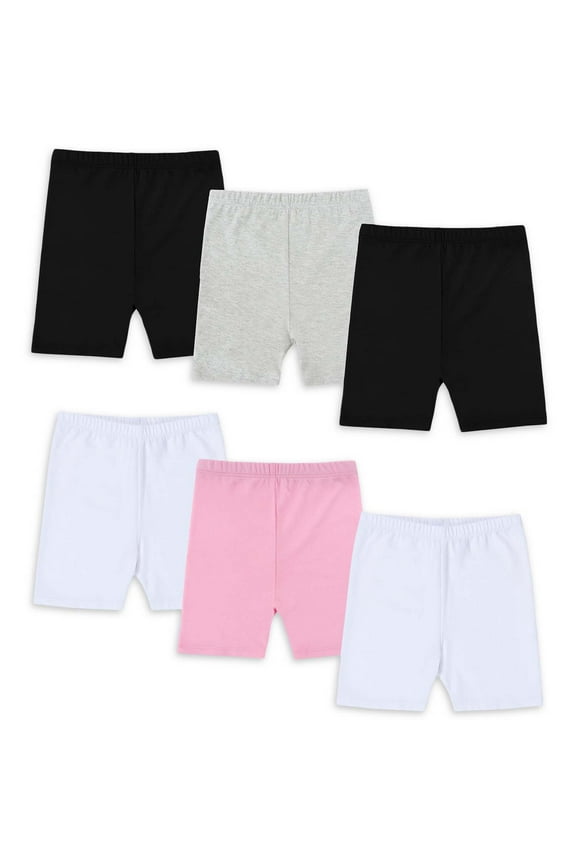 Toddler Girl Play Shorts, 6-Pack, Sizes 2T-5T