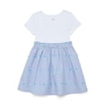 thumbnail image 1 of Wonder Nation Toddler Girls Poplin Dress, Sizes 12M-5T, 1 of 3