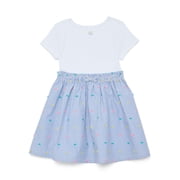 Toddler Girls Poplin Dress, Sizes 12M-5T