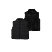 Toddler Girl Reversible Faux Fur Vest, Sizes 12M-5T