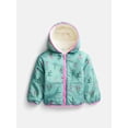 thumbnail image 1 of Wonder Nation Toddler Girls Reversible Faux Fur Jacket, Sizes 12M-5T, 1 of 3