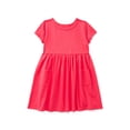 thumbnail image 1 of Wonder Nation Toddler Girls Play Dress with Short Sleeves, Sizes 12M-5T, 1 of 3