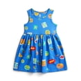 thumbnail image 1 of Wonder Nation Toddler Girl Sleeveless Play Dress, Multiple Prints, Sizes 18M–5T, 1 of 3