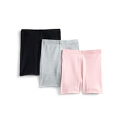 Toddler Girls Essential Bike Shorts, 3-Pack, Sizes 18M-5T