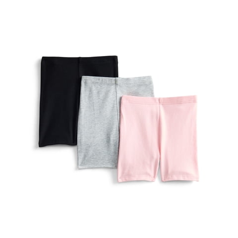Toddler Girls Essential Bike Shorts, 3-Pack, Sizes 18M-5T