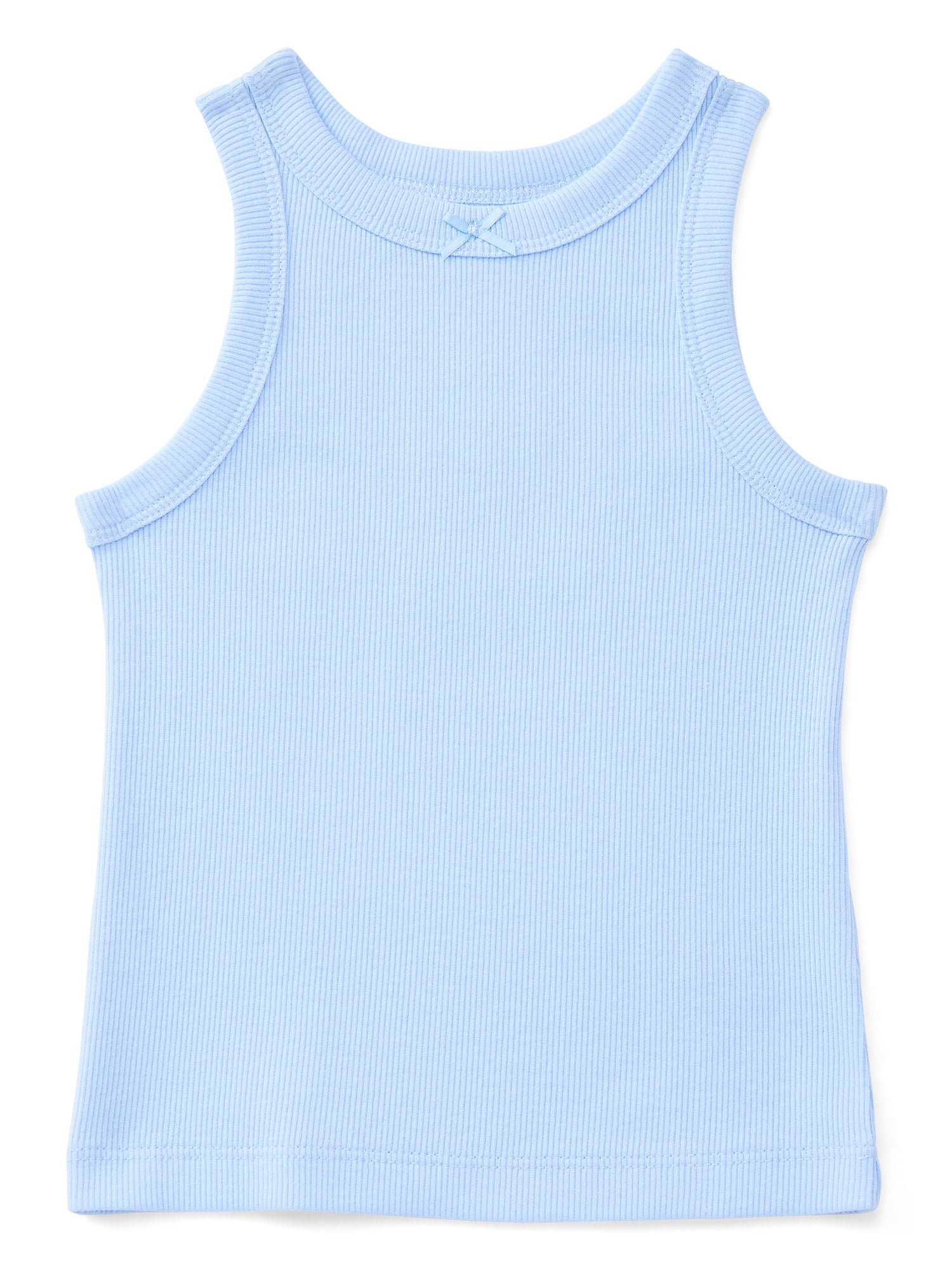 Wonder Nation Toddler Girl Solid Ribbed Tank Top, Sizes 18M-5T