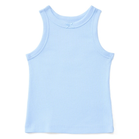 Wonder Nation Toddler Girl Solid Ribbed Tank Top, Sizes 18M-5T