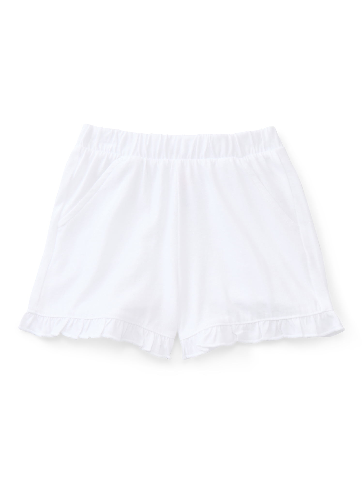 Wonder Nation Toddler Girls Ruffle Shorts, Sizes 18M-5T