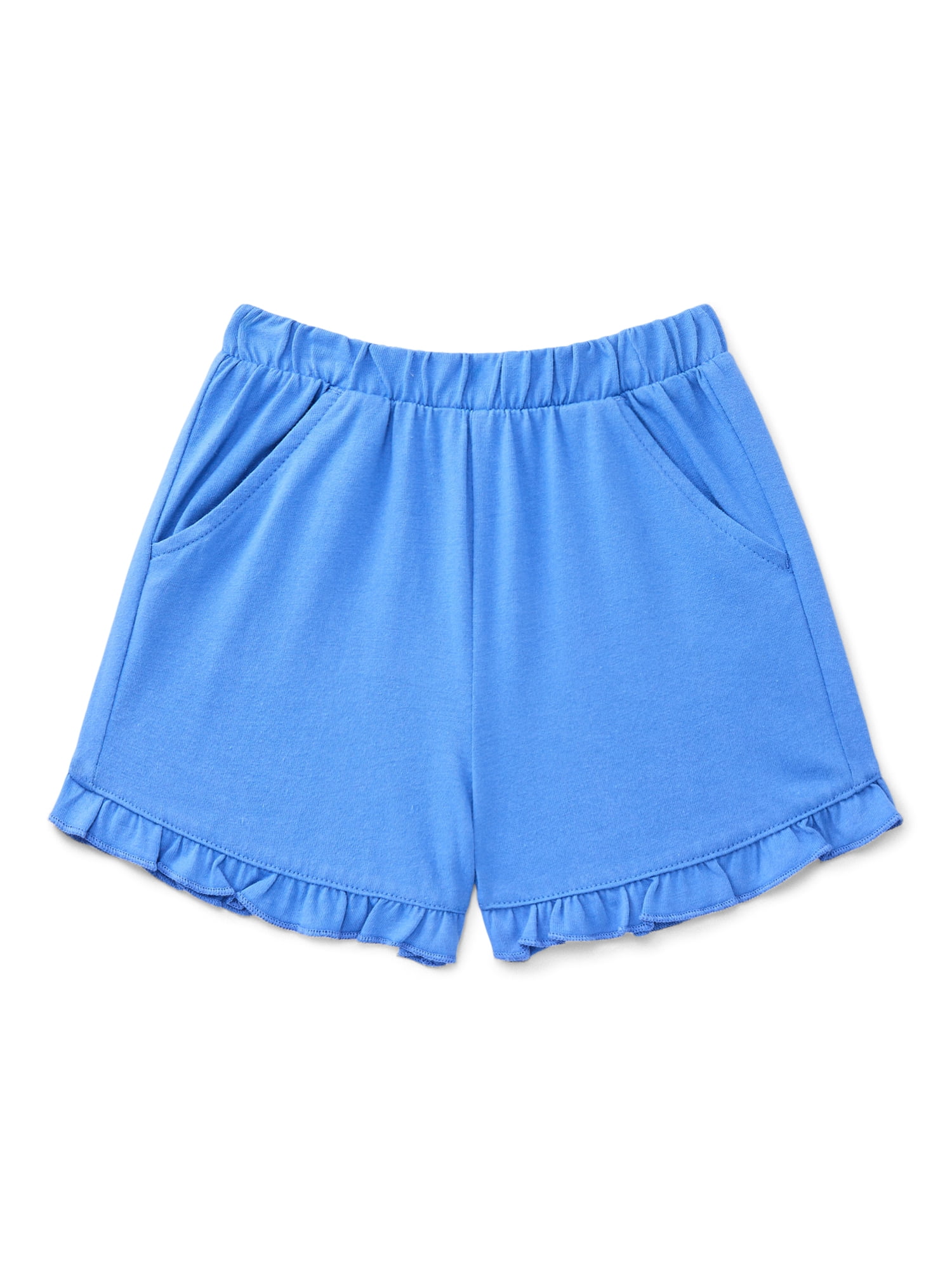 Wonder Nation Toddler Girls Ruffle Shorts, Sizes 18M-5T