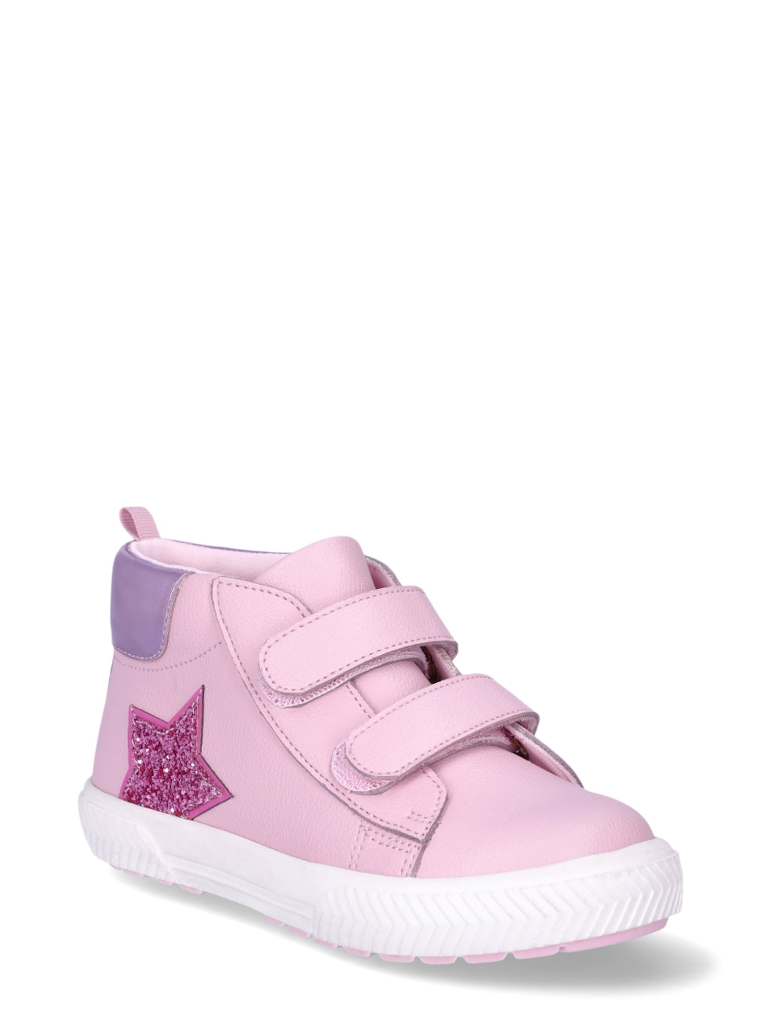 Wonder Nation Toddler Girl Star Icon Patched High Top Sneaker