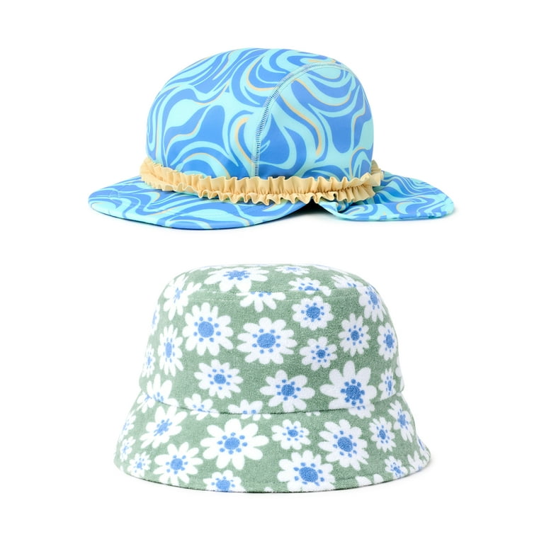 Kids Swim Legionnaire Beach Hat - Daisy Kids Swim Legionnaire Beach Hat - Daisy