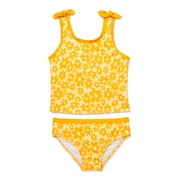 Wonder Nation Toddler Girl Tankini Swimsuit, Sizes 12M-5T