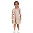 thumbnail image 1 of Wonder Nation Toddler Girl Tiered Dress, Sizes 12M-5T, 1 of 5