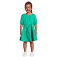 thumbnail image 1 of Wonder Nation Toddler Girl Tiered Dress, Sizes 12M-5T, 1 of 5